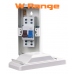 2 way metal meter supply isolator - c/w double terminal main switch